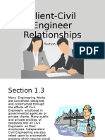 Client-Civil Engineer Relationships: Section 1.3