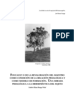 RungeAndres 2003 Foucaultrevaloracionmestro PDF