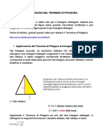 Applicazioni Del Teorema Di Pitagora