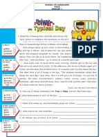 School of Languages Pifle English 1 Student'S Name ID Number