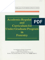 Academic Regulations and Curriculum For Under Graduate Program