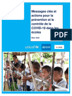Key Messages and Actions For COVID-19 Prevention and Control in Schools - French