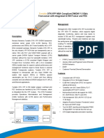 187-04001-04 OTN Tunable XFP 10Gb - Product Datasheet PDF