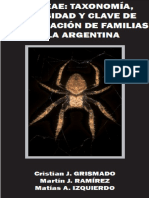 Aranea-Taxonomía, Diversidad y Clave de Identificación de Familias de La Argentina