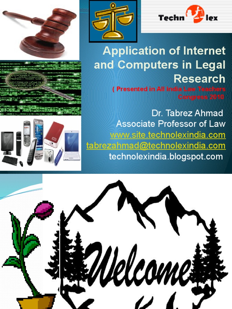 Application of Internet Computer in Legal Research | PDF | Internet ...