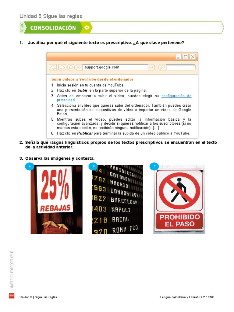 Ejemplos de Textos Prescriptivos | PDF