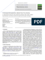 A Benzopyrroloisoquinoline Alkaloid From Ficus Fistulosa PDF