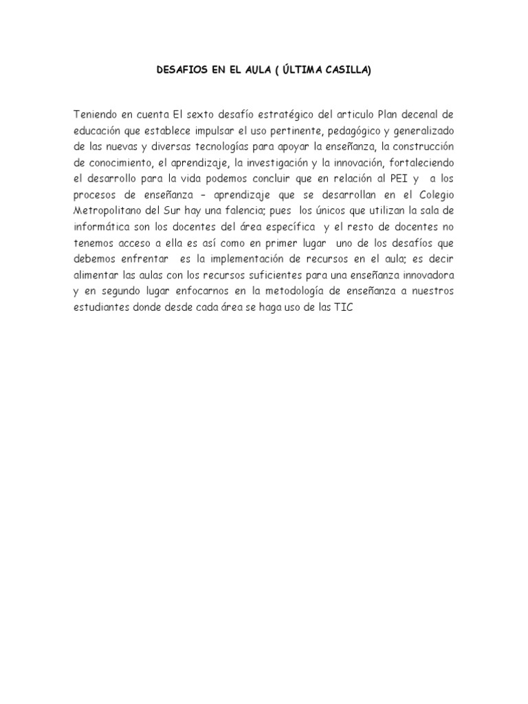 Desafios en El Aula | PDF | Ciencias sociales | Arte