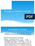 TOPIC 2 ISLAMIC ECONOMIC SYSTEM Sept16