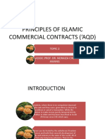 Topic 3 Principles of Islamic Commercial Contracts 'Aqd