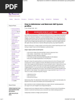 SAP System Commands Guide | PDF | Command Line Interface | System Software
