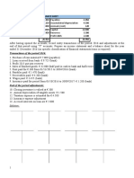 Double Entry Bookkeeping: Transactions of The Period 2016