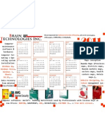 Free Downloadable Brain Technologies Inc. Calendar