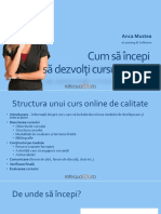 Cum Incepi Sa Dezvolti Cursul Online