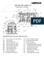 Montaje Lentax DP250TP (Mantenimiento) PDF