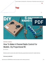 How To Make 6 Channel Radio Control