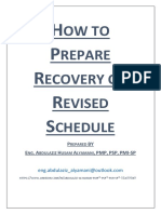How To Prepare Recovery or Revised Schedule PDF