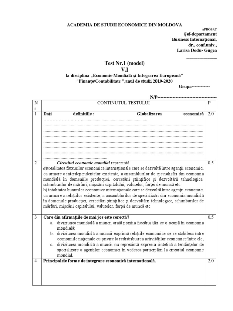 Test Model | PDF