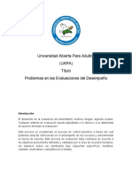 Errores comunes en la evaluación del desempeño y sus efectos