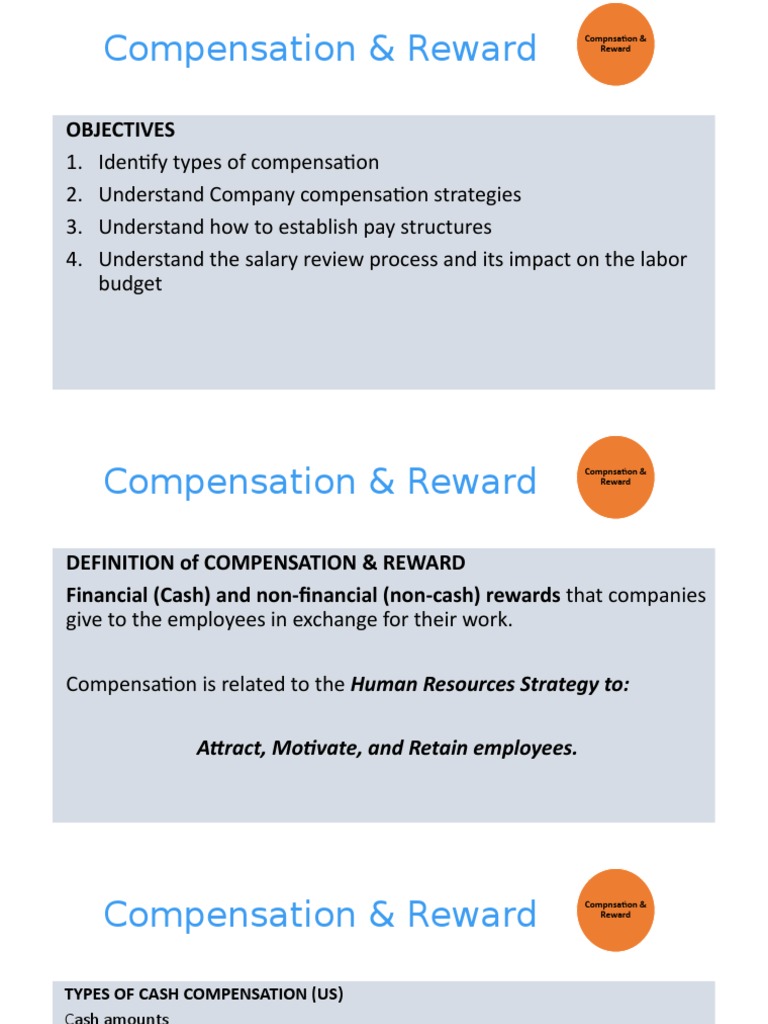 Understanding Compensation Strategies | PDF | Salary | Wage