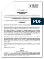 Acuerdo 0165 de 2020 - Comisión Nacional Del Servicio Civil.