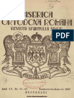 Severeanu, Nicolae - Amintiri Din Anii 1871-1885 (BOR 55, Nr. 11-12, Noiembrie-Decembrie 1937)