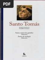 Estudio Introductorio Santo Tomas - Ed Gredos