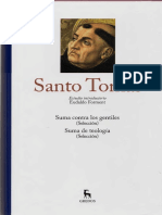 Estudio Introductorio Santo Tomas - Ed Gredos
