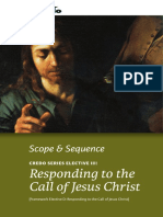 Responding To The Call of Jesus Christ: Scope & Sequence