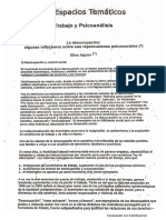 Elina Aguiar- La desocupación- algunas reflexiones sobre sus repercusiones psicosociales