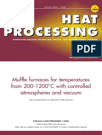 Muffle Furnaces For Temperatures From 200-1200 C With Controlled Atmospheres and Vacuum
