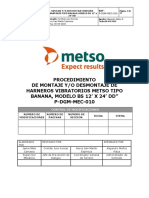 P-DGM-MEC-010 Proc - Cambio Harnero Tipo Banana REV 1