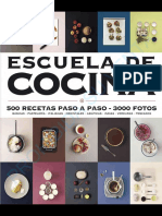 Escuela de Cocina - 500 Recetas Paso A Paso, 3000 Fotos - Editorial Grijalbo (C) - P