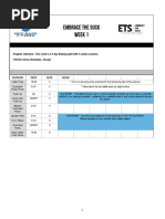 ETSv 1 Week 1