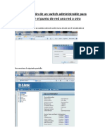 Configuración de Un Switch Administrable para Cambiar El Punto de Red Una Red A Otra