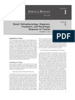 Shock: Pathophysiology, Diagnosis, Treatment, and Physiologic Response To Trauma