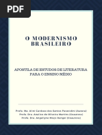 O MODERNISMO BRASILEIROAPOSTILA DE ESTUDOS DE LITERATURA PARA O ENSINO MÉDIO - Produto Educacional Alini Paravidini