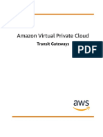 Amazon Virtual Private Cloud: Transit Gateways
