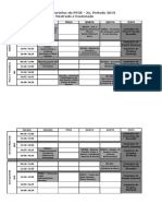 Horário 2º 2019