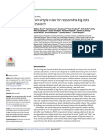Zook Et Al 2017 - 10 Simple Rules For Responsible Big Data Research - PLoS Comput Biol