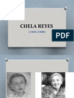 Chela Reyes, poeta chilena de la naturaleza y lo psíquico