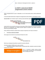 Lectia II.1.Analiza SWOT Și Obiectivele SMART PDF