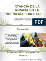 Importancia de La Topografía en La Ingeniería Forestal