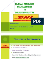 HRM in DHL (Courier Industry)