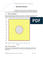 Buried Pipe Stresses: Figure 1 Problem Configuration