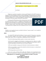 Transpo Law-Comm Law Rev-4c-Sbca-Case Digests PDF