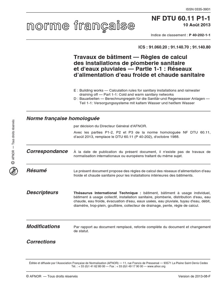 Rapport d'analyse d'eau potable n°C10-37581-D02 du 13/10/2010