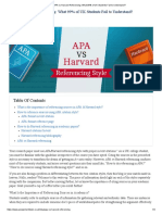 APA Vs Harvard Referencing - PDF