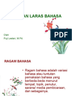 MATERI 2 Ragam Dan Laras Bahasa