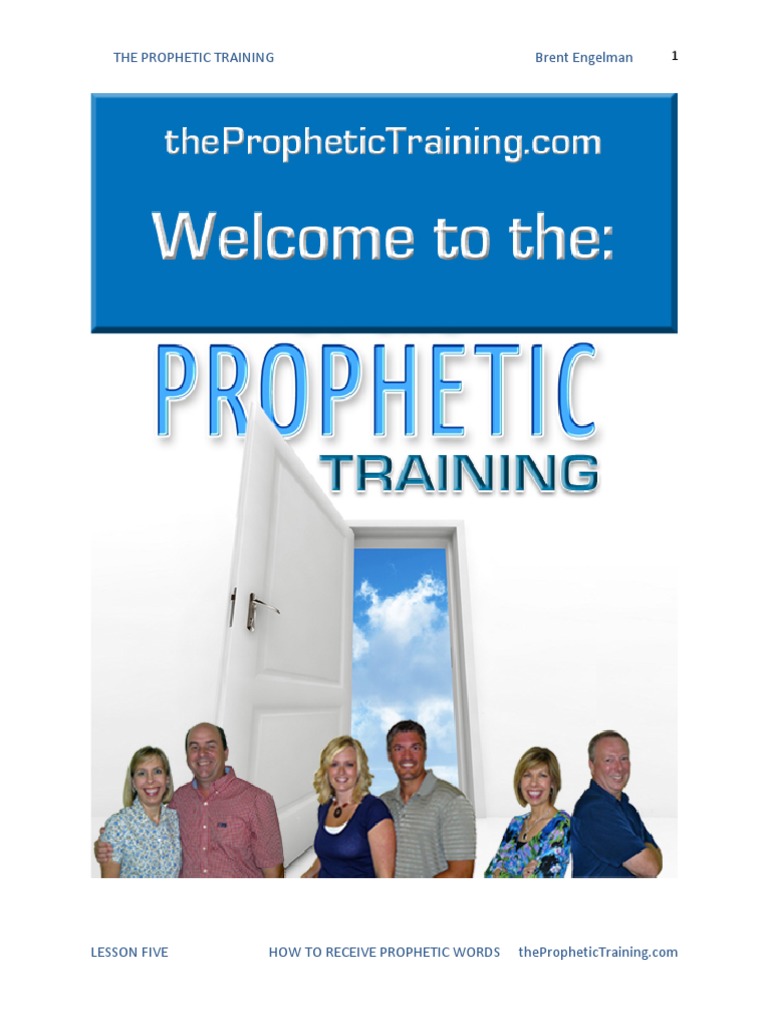 Lesson Five Prophetic PDF | PDF | Prophecy | Prophet